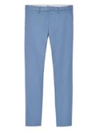 Banana Republic Mens Aiden Slim Rapid Movement Chino Pant Coastal Blue Size 31w