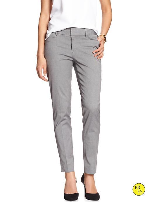 Banana Republic Factory Jackson Fit Slim Ankle Pant Size 0 - Gray Pattern