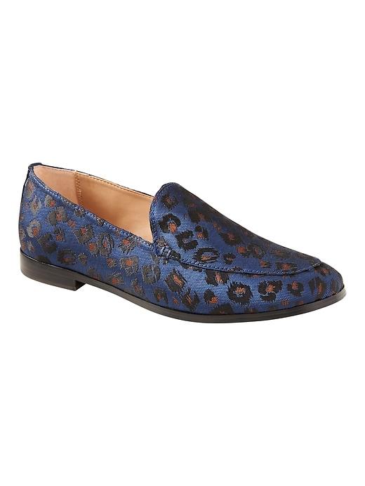 Banana Republic Womens Demi Jacquard Slide - Navy