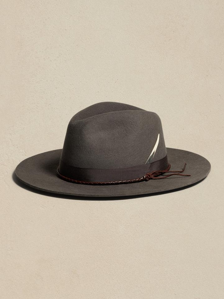 Hampui | Big Sky Charcoal Handfold Fedora