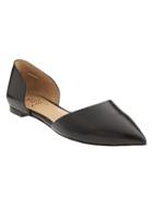 Banana Republic Womens Aiden D'orsay Flat Size 10 - Black