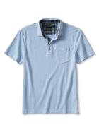 Banana Republic Mens Slim Fit Garment Dyed Polo Size L Tall - Cerulean Blue