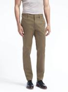 Banana Republic Mens Mason Tapered Rapid Movement Chino - Brown