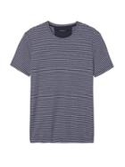 Banana Republic Mens Luxury-touch Stripe Crew-neck T-shirt Navy Size S