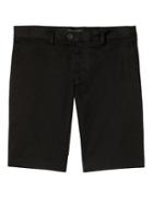 Banana Republic Mens Aiden Slim Tab Front 10 Short - Black