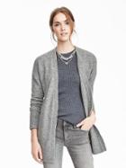 Banana Republic Womens Aire Patch Pocket Cardigan Size L - Gray Sky