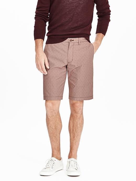 Banana Republic Mens Emerson Straight Dot Short Size 44w - Muir Wood