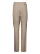 Banana Republic Mens Slim Non-iron Stretch Cotton Houndstooth Pant Sandbox Khaki Size 44w