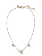 Banana Republic Womens Bare Sunflower Triple Charm Necklace Champagne Size One Size