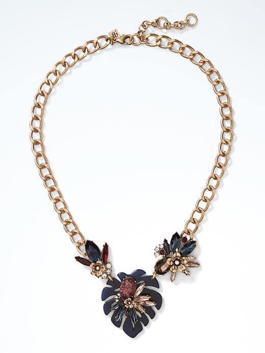 Banana Republic Tropical Daydream Necklace - Blue