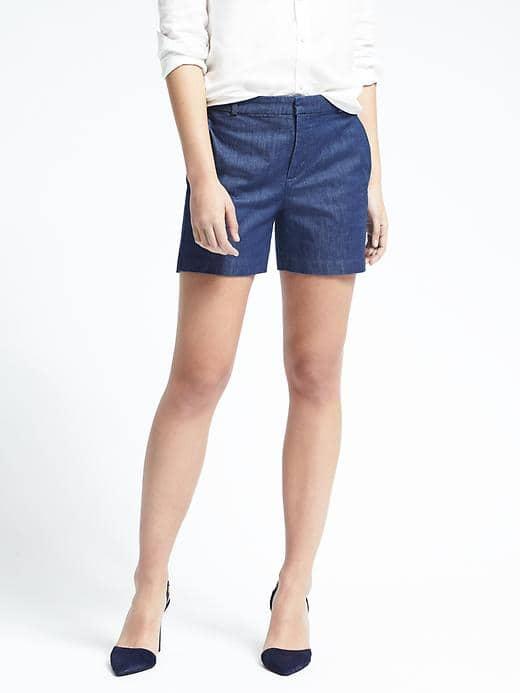 Banana Republic Womens Rinse Wash Short - Rinse