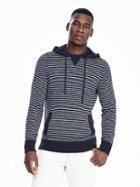 Banana Republic Mens Pima Cotton Hoodie Size L Tall - Preppy Navy