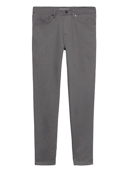 Banana Republic Mens Tapered Heathered Traveler Pant Smoke Gray Size 31w