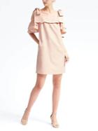 Banana Republic Womens Limited Edition Bow Shoulder Dress - Light Pink