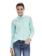 Banana Republic Womens Classic Fit One Pocket Shirt Size L - Soft Turquoise