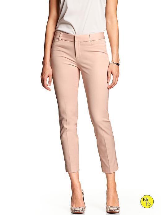 Banana Republic Factory Sloan Fit Crop Size 12 - Tutu Pink