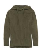 Banana Republic Womens Italian Merino-blend Sweater Hoodie Vintage Olive Size Xxl