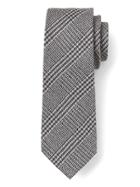 Banana Republic Mens Plaid Tie - Black