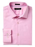 Banana Republic Mens Grant Slim Fit Supima Cotton Solid Shirt - Pink