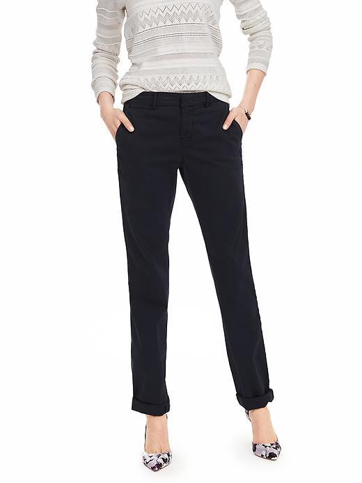 Banana Republic Womens Straight Fit Chino Size 0 Regular - Preppy Navy