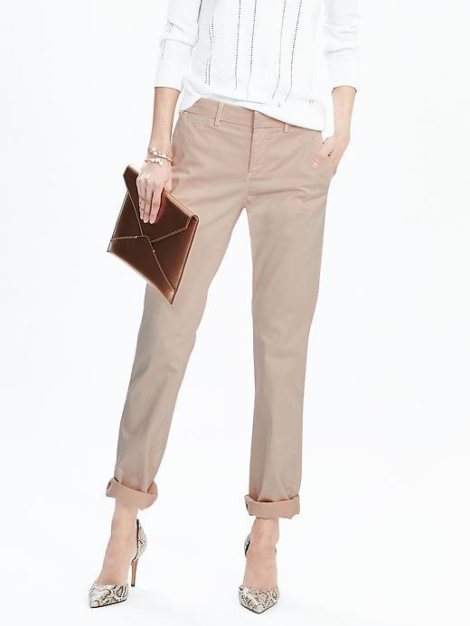 Banana Republic Straight Fit Chino Size 0 Petite - Pink Blush