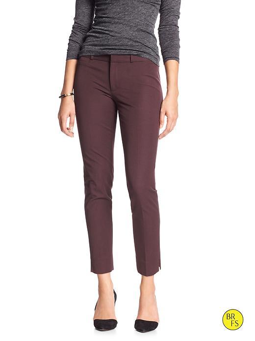 Banana Republic Factory Sloan Fit Slim Ankle Pant Size 0 Petite - Rich Wine