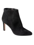 Banana Republic Womens Skinny-heel Ankle Boot Black Suede Size 5