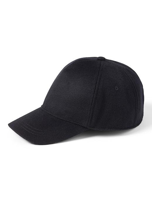 Banana Republic Mens Wool Felt Baseball Cap Navy Blue Size S/m
