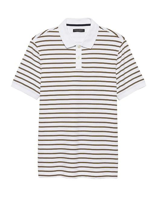 Banana Republic Luxury-touch Allover Stripe Polo