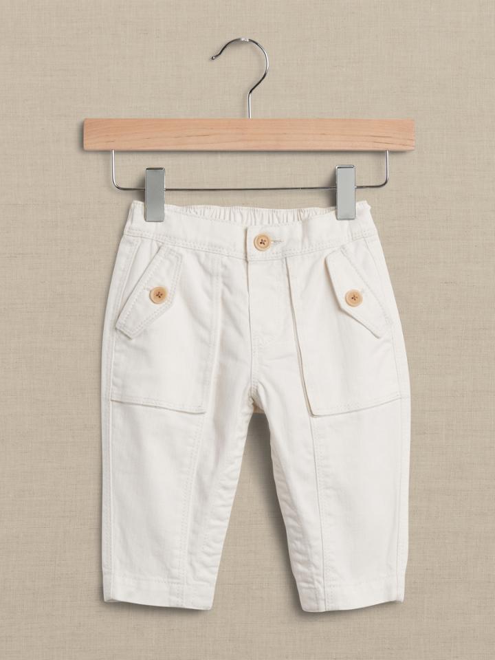 Barrel-leg Utility Pant For Baby