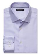 Banana Republic Mens Camden Fit Non Iron Square Weave Shirt Size L Tall - Lilac