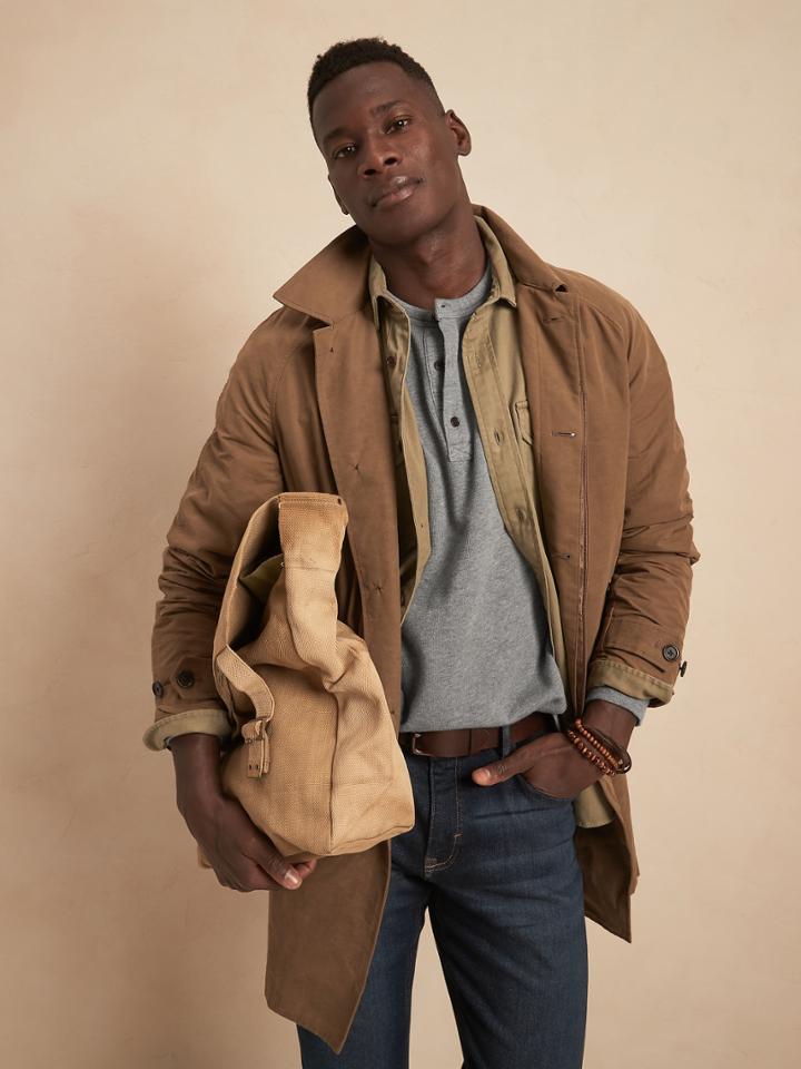 Double-knit Henley