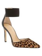 Banana Republic Womens Malory Elastic Strap Pump Size 10 - Natural/black