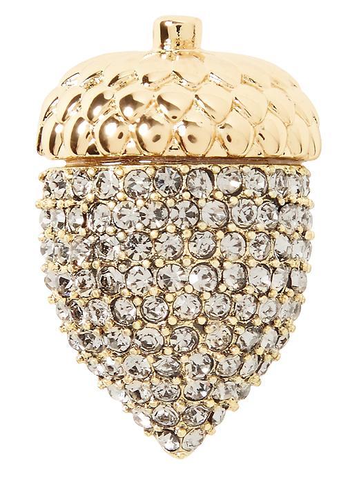 Banana Republic Acorn Brooch Size One Size - Gold