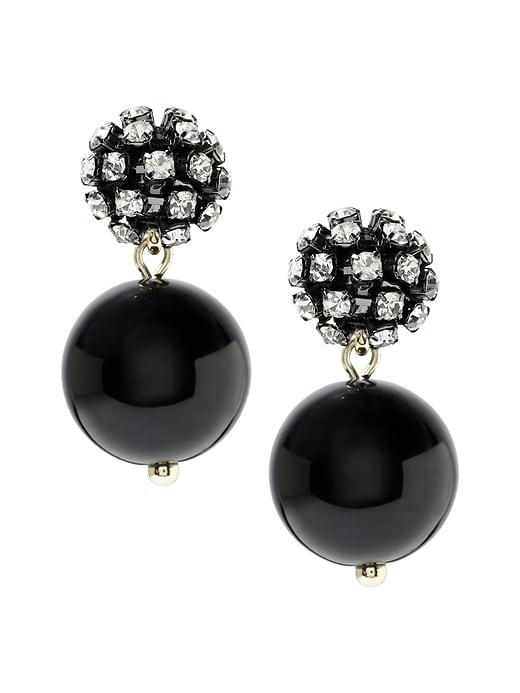 Banana Republic Womens Pearl And Resin Drop Earring Gold Size One Size