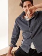 Organic Cotton Corduroy Shirt Jacket