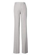 Banana Republic Womens Logan Trouser-fit Machine-washable Birdseye Pant Light Gray Size 18