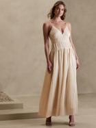 Jacqui Pleated Maxi Dress