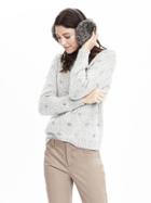 Banana Republic Faux Fur Earmuffs - Mink Grey