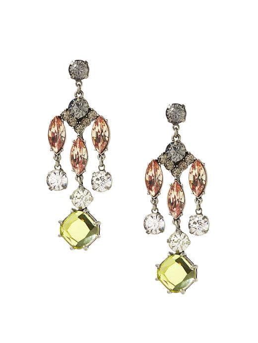 Banana Republic Soft Geo Petal Statement Earring - Gold