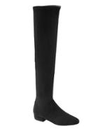 Banana Republic Womens Vegan Suede Over-the-knee Boot Black Size 5