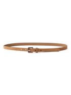 Banana Republic Tortoise Buckle Suede Trouser Belt - Terra