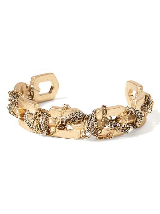 Banana Republic St. Germain Wrap Cuff Size One Size - Mixed Metal