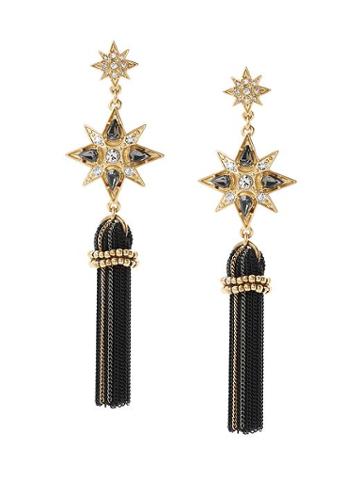 Banana Republic Treasure Trove Star Tassel Earring Size One Size - Brass