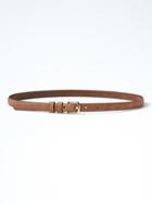 Banana Republic Snake Skinny Trouser Belt - Medium Brown