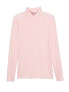 Banana Republic Womens Threadsoft Turtleneck T-shirt Pink Blush Size Xxl