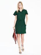 Banana Republic Soft Utility Shirtdress Size M - Deep Hunter