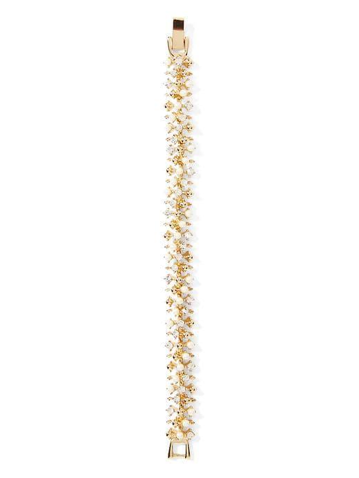 Banana Republic Pearl Ombre Bracelet - Gold