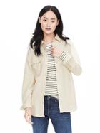 Banana Republic Womens Heritage Flannel Pocket Shirt Size L - Organic Natural