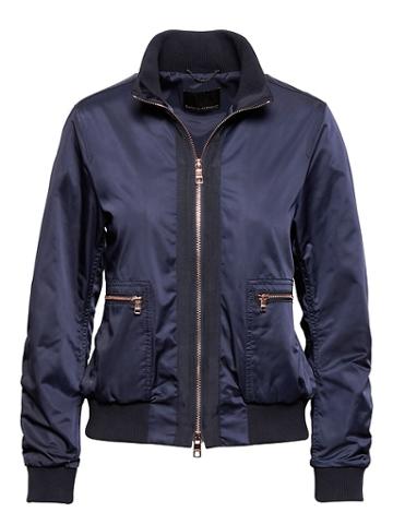 Banana Republic Womens Water-resistant Bomber Jacket Navy Size Xs